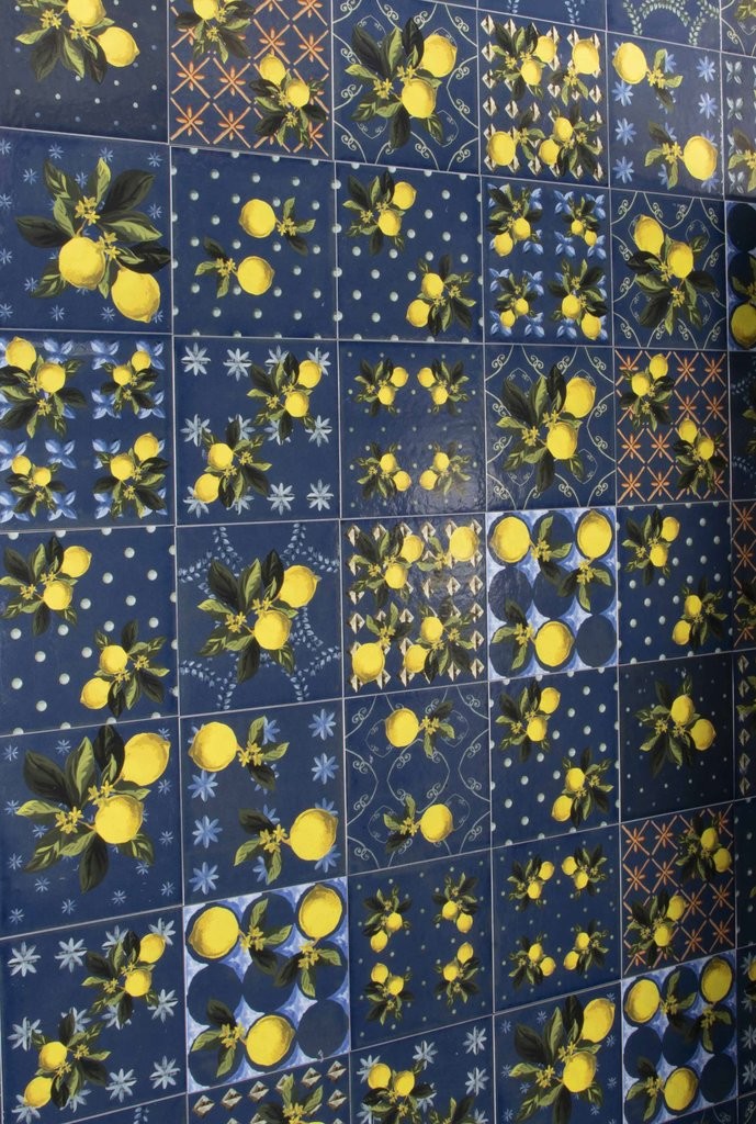 SantAgostino Vita Giardino Blu 20x20cm poliert