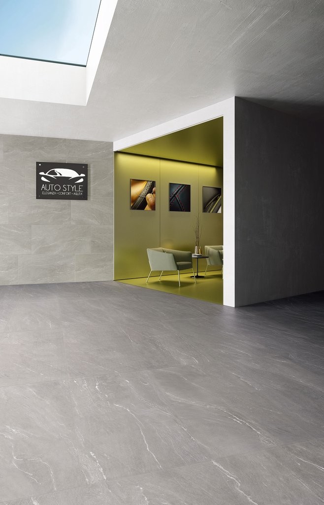 SantAgostino Waystone Gradone Grey 33x120cm natürlich