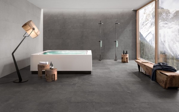 SantAgostino Highstone Rigato Dark 60x120cm natürlich