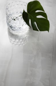 SantAgostino Akoya Sockel Silver 7,3x60cm krystal