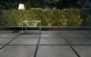 SantAgostino Set Concrete Dark 120x120cm nat&uuml;rlich