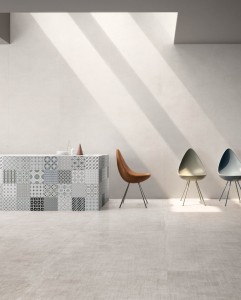 SantAgostino Set Dress White Mosaik 30x30cm