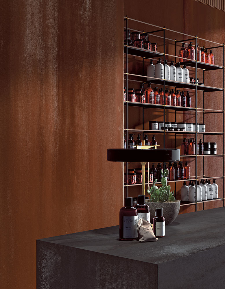 Mirage Glocal Corten GC 21 Spazzolata (SP) 7,2x60 cm | Socke