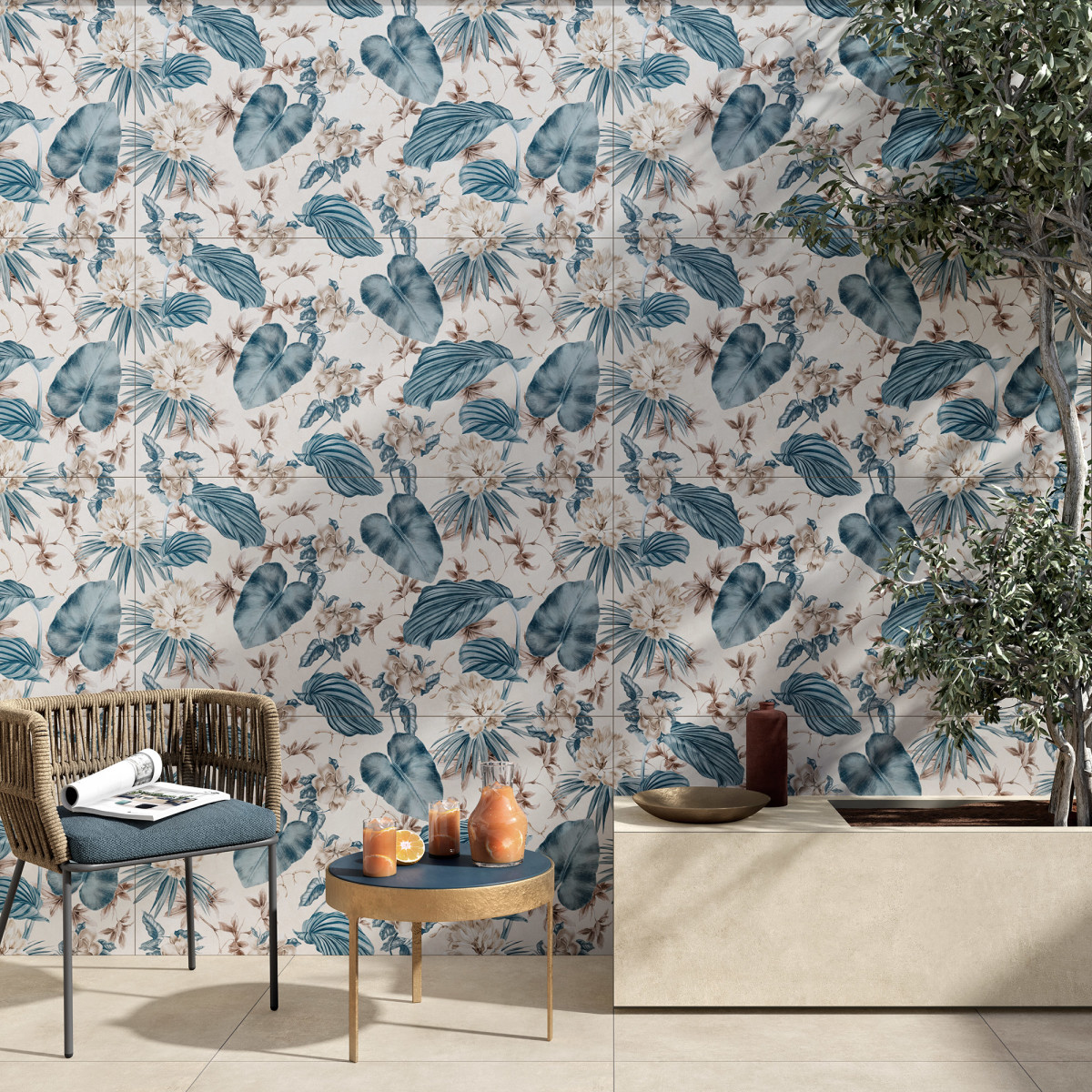 Mirage Papier Jardin Spazzolata (SP) 60X120 cm - 9 mm Dicke