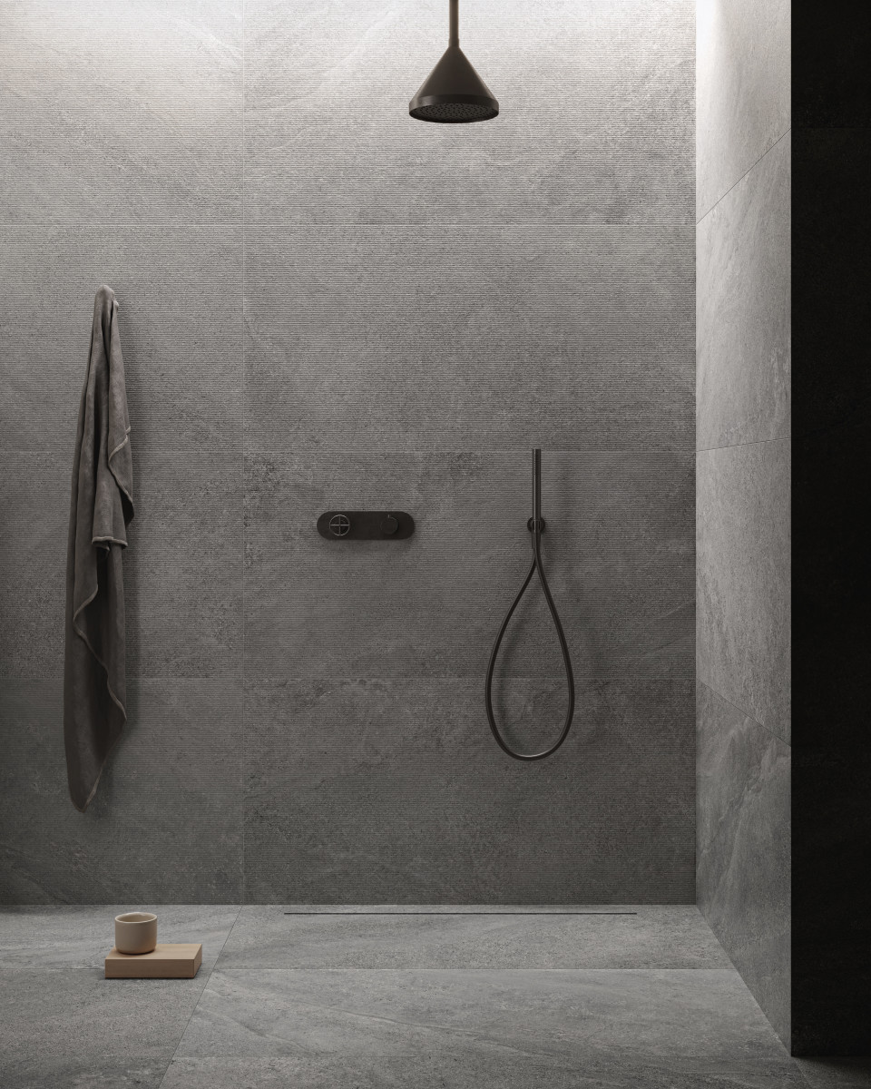 Sant Agostino Bergstone Dark Rigato 60X120 cm - 9 mm Dicke