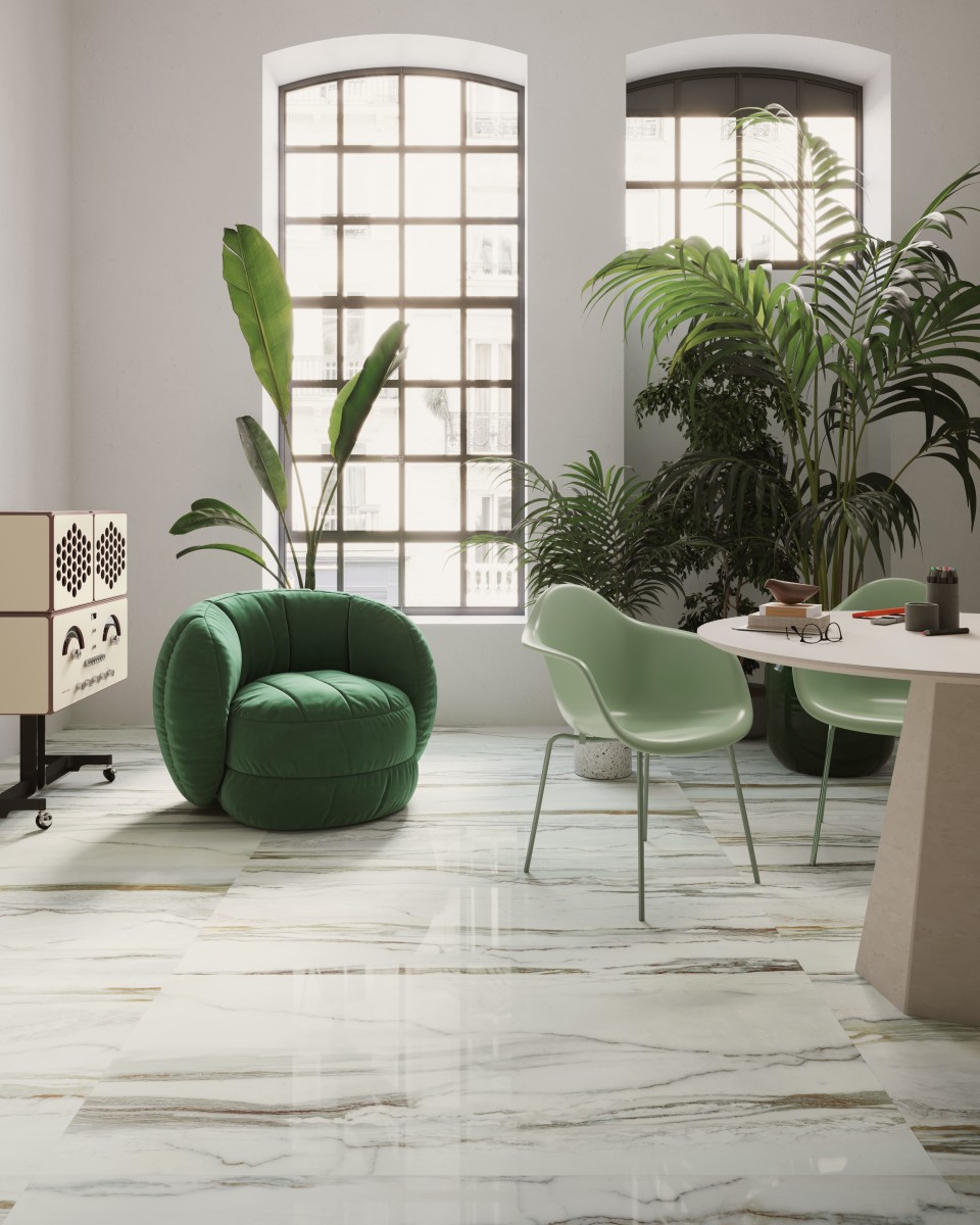 Sant Agostino Star Marble Emerald Krystal (Kry) 30X34,5 cm -